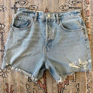 Agolde Riley Denim Shorts